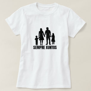 T-shirt toujours ensemble en galicien - sempre xuntos