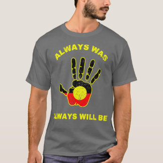 T-shirt Toujours Était-Il Autochtone Drapeau Australie Ter