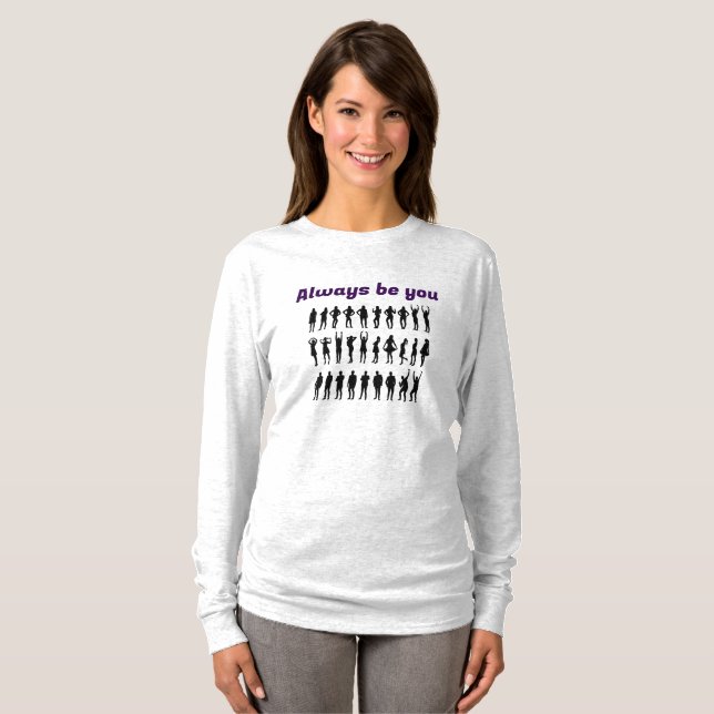 T-shirt toujours être toi (Devant entier)