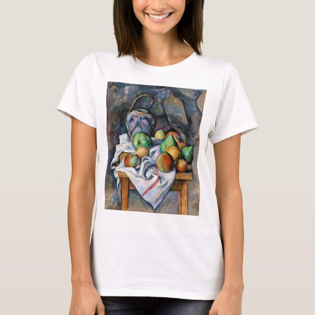 T-shirt Toujours la vie avec les fruits, Paul Cezanne (Devant)