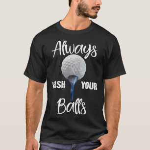 T-shirt Toujours Laver Balls Golf Rétro Golf