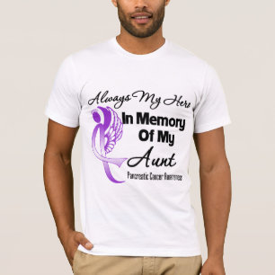 T-shirt Toujours mon héros dans la tante de mémoire -