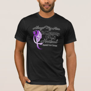 T-shirt Toujours mon héros dans le Cancer pancréatique d