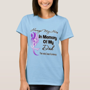 T-shirt Toujours mon héros dans le papa de mémoire -