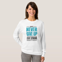 Toujours Ne Jamais Abandonner – Chemise tri-blend