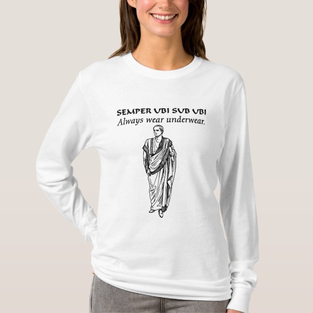T-shirt Toujours porter des sous-vêtements (Roman Toga) (2 (Devant)