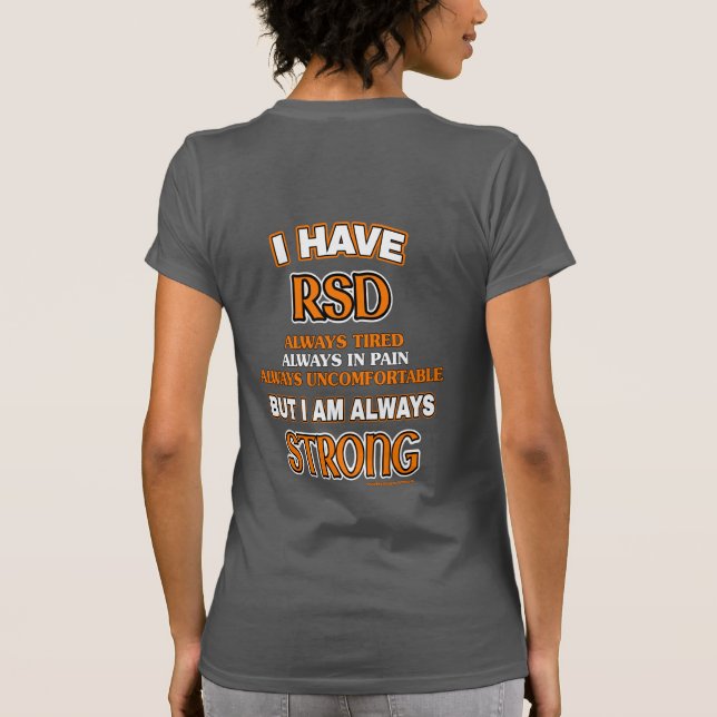 T-shirt Toujours solide...RSD/CRPS (Dos)