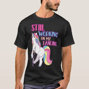 T-shirt Toujours Travailler Sur Mon Blessure À L'Atterriss