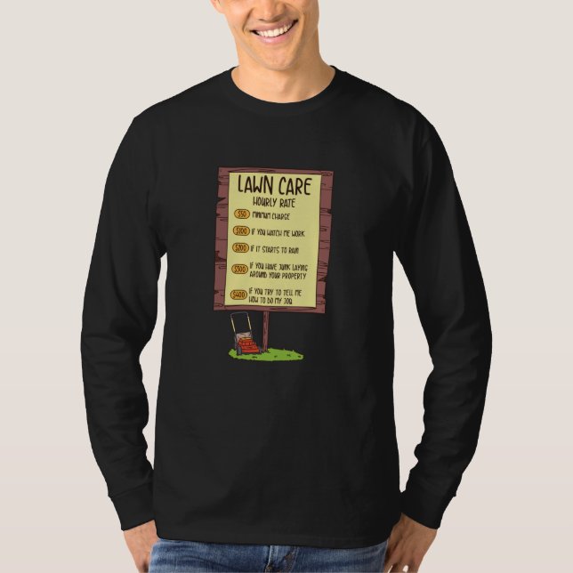 T-shirt Toulon de pelouse - Taux horaire d'entretien de la (Devant)