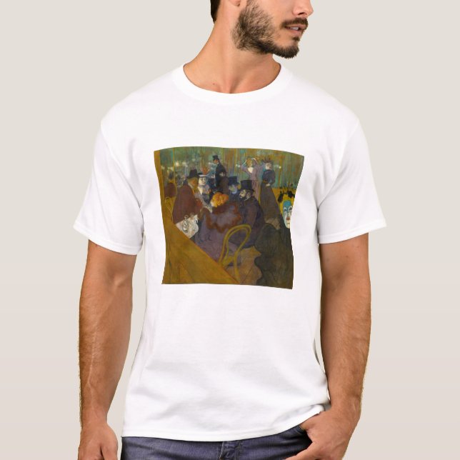 T-shirt Toulouse-Lautrec - Au Rouge (Devant)