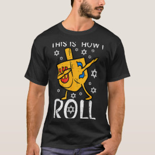 T-shirt Toupie qui fait dab Hanukkah drôle Chanukah Hommes