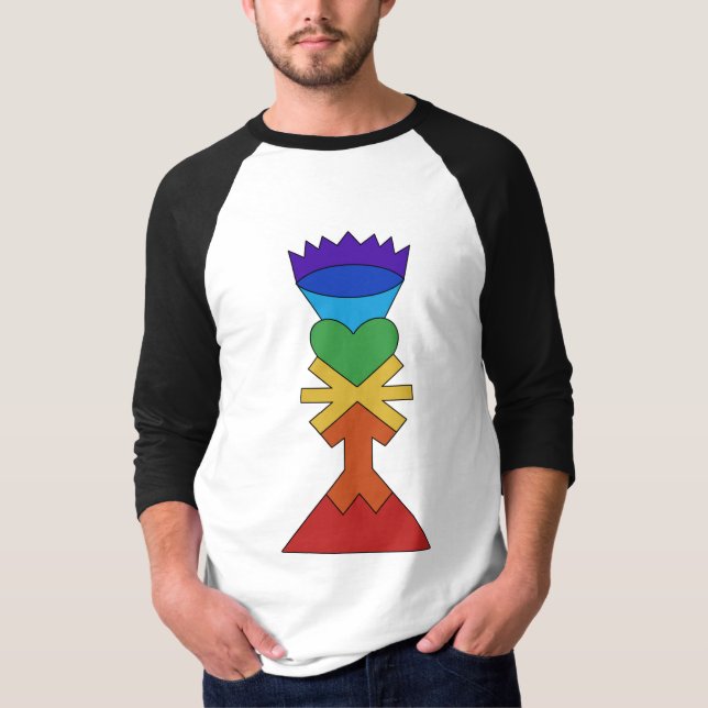 T-shirt Tour Chakra Raglan Tee (Devant)