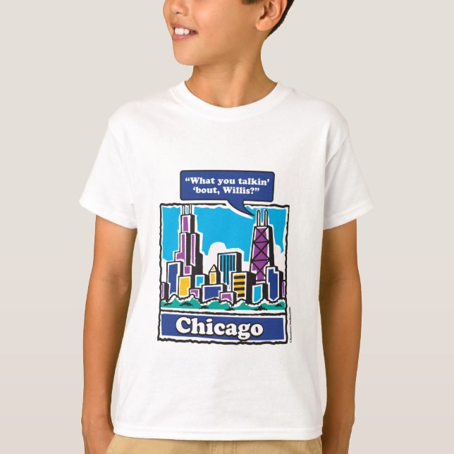 T-shirt Tour Chicago Willis/Sears (Devant)