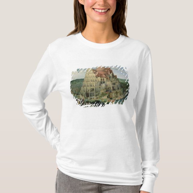 T-shirt Tour de Babel, 1563 (huile sur le panneau) (Devant)