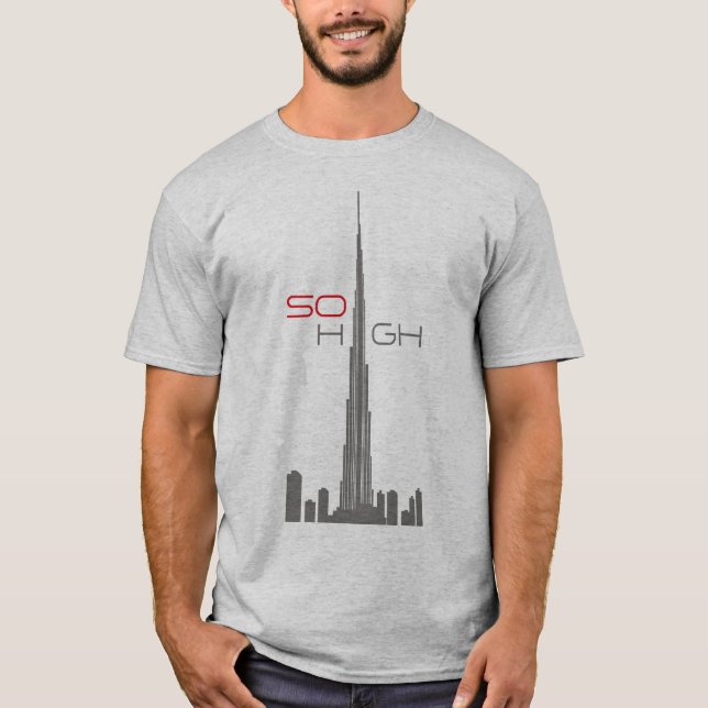 T-shirt Tour de Burj Khalifa Dubaï (Devant)