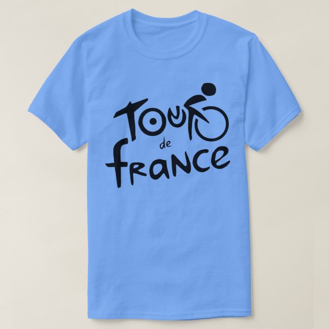 T-shirt Tour De France À Vélo (Design devant)