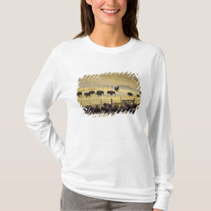 T-shirt Tour de la chaîne de bisons du Montana