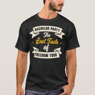 T-shirt Tour de liberté pour célibataires boissons Tour de