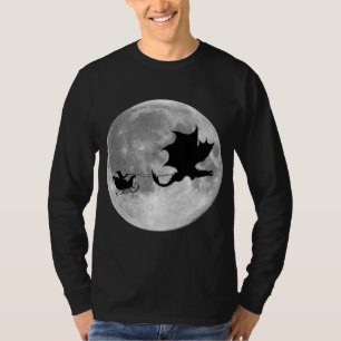 T-shirt Tour de Sleigh de cavalier de dragon du père noël