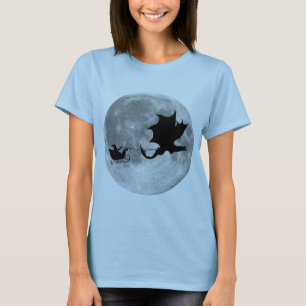 T-shirt Tour de Sleigh de cavalier de dragon du père noël