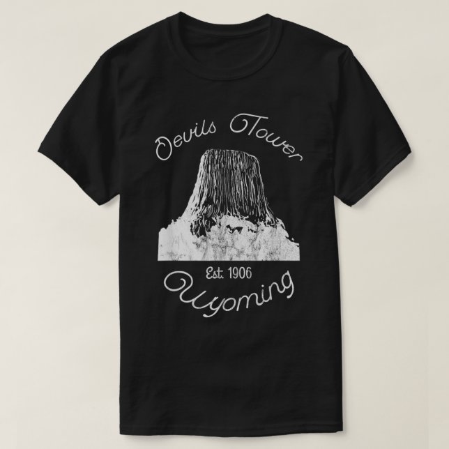 T-shirt Tour Devils Wyoming Monument national Retro Vinta (Design devant)