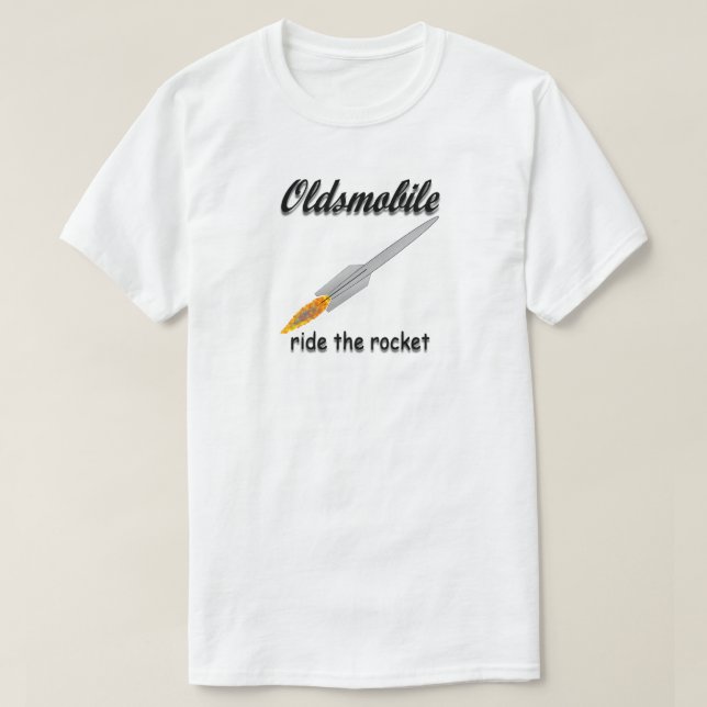 T-SHIRT TOUR D'OLDSMOBILE LE ROCKET (Design devant)