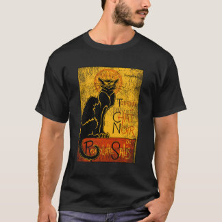 T-shirt Tour Du C Noir Chat Noir Pour Halloween
