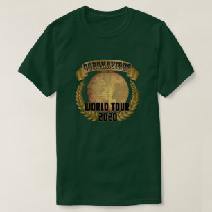 T-shirt Tour du monde de Coronavirus