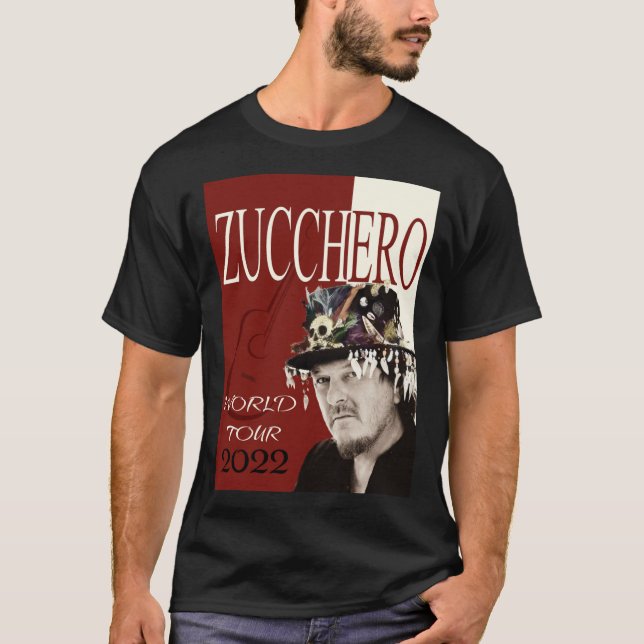 T-shirt Tour du monde de Zucchero 2022   (Devant)