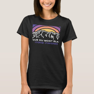 T-shirt Tour du Mont Blanc Chamonix France Italie Suisse