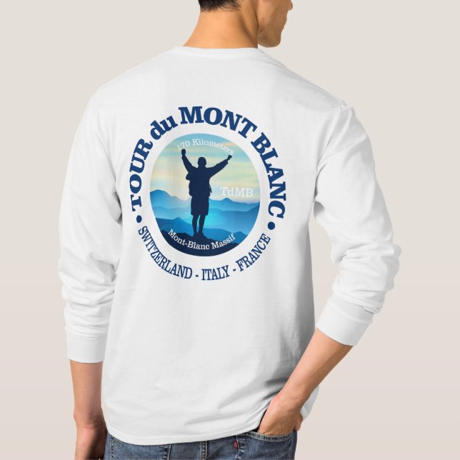 T-shirt Tour du Mont Blanc (V) (Dos)