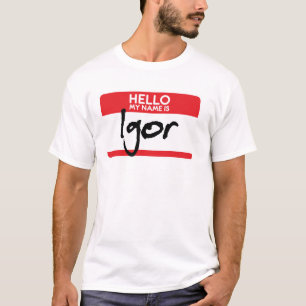 T-shirt Tour effrayant de film d'horreur de costume d'Igor