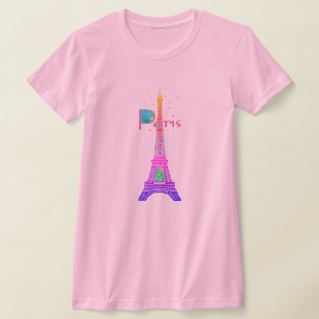 T-shirt Tour Eiffel Paris (Poser)
