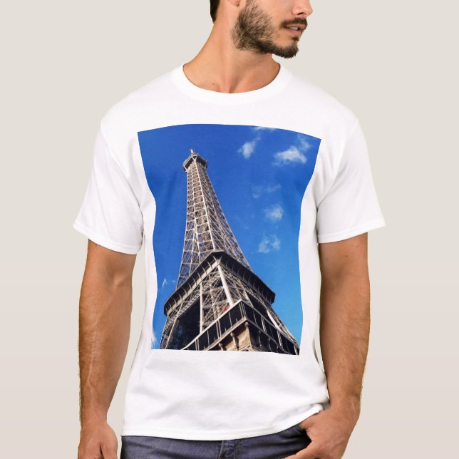 T-shirt Tour Eiffel Paris Europe Travel (Devant)