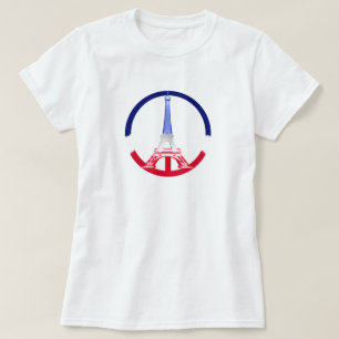 T-shirt Tour Eiffel Paris Paix