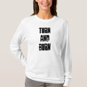 T-shirt Tour et brûlure