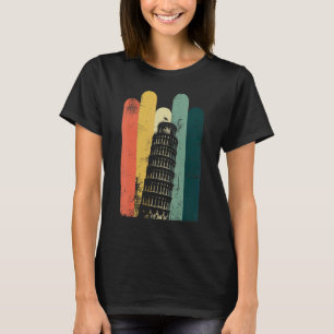 T-shirt Tour penchée de Pise Italie Bâtiment