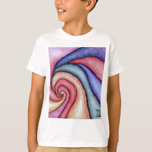 T-shirt Tourbillon d'aquarelle