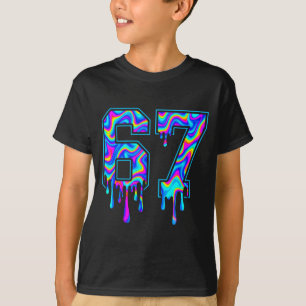 T-shirt Tourbillon Six Sept Drip 6 7 Mème Argot Gen Alpha