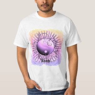 T-shirt Tourbillon Violet Yin Yang