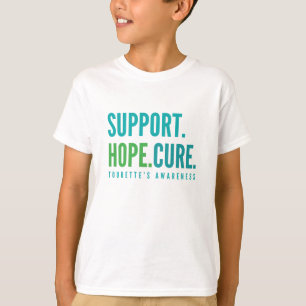 T-shirt tourette de soutien espoir guérir les enfants T-sh