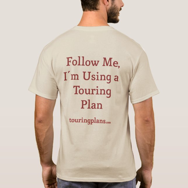 T-shirt TouringPlans.com J'utilise un plan de voyage (Dos)