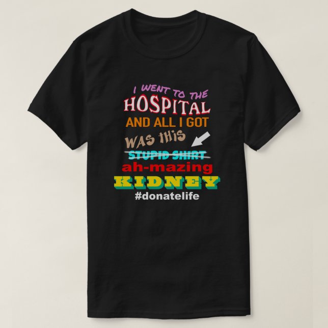 T-shirt Tourisme de Kidney (Design devant)