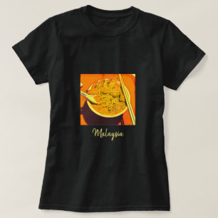 T-shirt Tourisme épicé de Laksa crevée