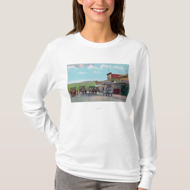 T-shirt Touristes partant pour la scène de Tijuana (Devant)