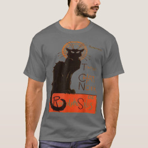 T-shirt Tournee du chat noir Paris Distressed Vector