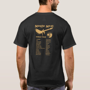 T-shirt Tournée mondiale de Moose Meat Band