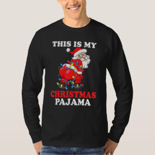 T-shirt Tourner Le Garland Du Père Noël C'Est Mon Noël