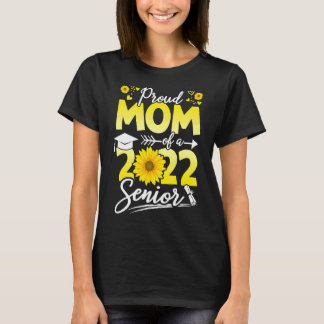 T-shirt Tournesol 2022 Fier Maman D'Un Diplôme Supérieur 2