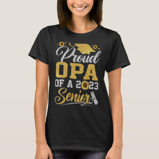 T-shirt Tournesol 2023 Fière Opa D'Un Diplôme Supérieur De